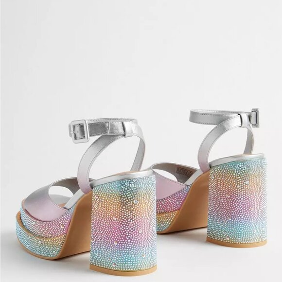 NWT Torrid Pride Double Platform Heel Sandal (WW) - Picture 2 of 6